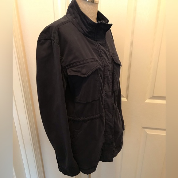 Style & Co Twill utility jacket in navy blue - Picture 3 of 12